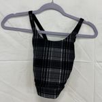 NWT Stori Endurance Plaid Print Padded Sports Bra Black/White/Gray Women's US 2 Size undefined Photo 2