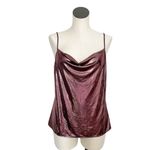 ZARA NWT  Silky Cami  Tank Top Metallic Holiday Festive Photo 10