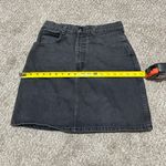 Brooks Vintage Charcoal A-Line Denim Skirt Photo 6