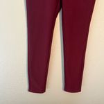 Shosho Burgundy Leggings High Waisted Compression Yoga Tights SZ S Butt Lift Red Photo 1