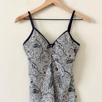 Nautica  Tankini Set with Keyhole Navy Floral Top and Solid Navy Bottoms - Size10 Photo 0
