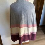 Market & Spruce Medium Celesta Color Block Stripe Waterfall Cardigan Open Photo 6