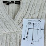 Jeanne pierre  Cream Cowl Neck Sweater Photo 4