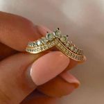 Pandora Rose Gold Princess Tiara Crown Ring Photo 0