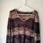 Ultra Flirt  Y2k Striped Knit Sweater Tunic‎ Top With Pockets Multicolor L Fall Photo 1