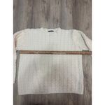Lands' End Vintage 90s  Womens XL  Cable Knit Cotton Sweater‎ Crewneck Classic Photo 3