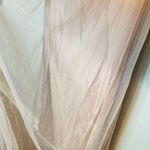 AMSALE Women's Blush Pink Sweetheart Neckline Wedding Chiffon Maxi Dress Size 2 Photo 8