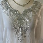 Sample Naney K Swim Coverup Silver Size L Photo 1