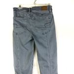 American Eagle Gray Hi-Rise Jegging Exposed Button Fly Size 6 Short Photo 5