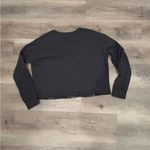 Victoria's Secret Victoria Sport Dark Gray Pull Cropped over Sweater   Size Large..Perfect for gym Photo 1