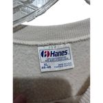 Hanes Vintage  Women's Cream quilted patchwork Crew Neck Sweater Size XL Photo 5