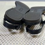 Sperry EUC  Top-Sider Braided Thong Sandals Ankle Strap Black Leather Womens 6.5‎ Photo 6