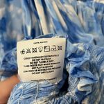 Faithfull the Brand  Smocked Willow Cropped Top in Blue Roos Tie Dye, Size S (4) Photo 10