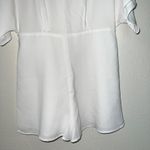 ASOS White Dolman Sleeve Romper women's size 10 Photo 2