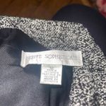 Petite Sophisticate Black and White Tweed suit Jacket blazer size 12 Photo 2