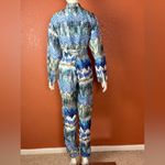 L'ATISTE Blue and Green Patterned Jumpsuit Size Small. E71 Photo 10