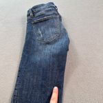Eunina  Jeans 1 26 Maxwell Low Rise Skinny Blue Distressed Ripped Slim Denim Photo 8