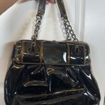 Fendi Black Patent Leather B Shoulder Hobo Bag New Condition Authentic Photo 6