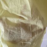 Gap  Yellow Half Button Down Shirt Oxford Popover Yellow Lightweight Summer Small Photo 6