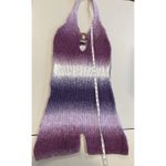 NEW PrettyLittleThing Romper Women Small Ombre Knit Stretch Travel Cover Up Purple Photo 3