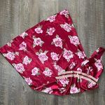 Vintage Y2k California‎ Dynasty Floral Rose Babydoll Maxi Slip Dress Womens Med Red Photo 0