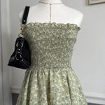 Altar'd State Green Floral  Dress Mini Photo 0