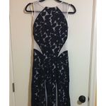 Issue New York Floral Backless Mesh Gown Size L Photo 4