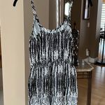 Mossimo Supply Co Black & White Print Romper Photo 4