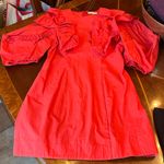 RHODE Red Ruffle dress Photo 0