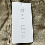 Athleta Retreat Linen Ankle Pants Green Size Small NWT Photo 7