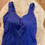 Lands‎ End Swimsuit One Piece Royal Blue Size 18 Supportive Photo 1