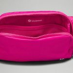 Lululemon NEW & IMPROVED SONIC PINK Everywhere Belt Bag White Wordmark Photo 8