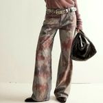 Free People  We The Free Aurora Mid Rise Straight Jeans in Starlet sz 26 Photo 2