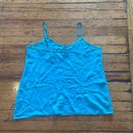 Jaclyn Smith  Silky Polyester Camisole Tank Top Aqua Size Large Photo 3
