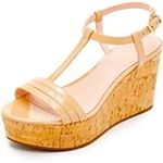 Kate Spade New York Women's Tallin Wedge Sandal, Powder Patent, 6, NWOT Photo 1