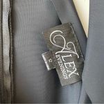 Alex Evenings Alex‎ Evenings Cascade Ruffle Scuba Gown Black 12 Photo 3