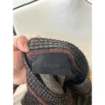 Bogner Wool & Mohair Blend Brown Metallic Zebra Print Sweater Size 10 Photo 4