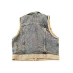 Vintage Arizona Jean Co Women's Denim Vest Blue Sleeveless Size S made in USA Photo 10