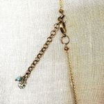 Lucky Brand  grey tassel Jasper long pendant arch necklace Photo 3