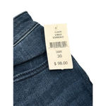 Warp + Weft Skinny Jeans Women's Size 10/30 Dark Blue Slim Fit Tapered Leg Denim Photo 3