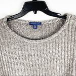 Saks 5th Avenue SAKS FIFTH SVENUE Chenille Slouchy Gray Long Sleeves Sweater, Size Large Photo 4