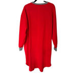 Disney Vintage Mickey & Co.  Red Long Sleeve Sleep Shirt Nightgown Size Large Photo 1