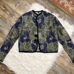 Vintage quilted reversible floral jacket Green Size M Photo 1