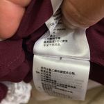 Sandro  NWOT Helian Lace Long Sleeve Bordeaux Dress Size 38 Photo 11