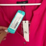 PaperMoon NWT  StitchFix Pink Magenta Ryan Button Tank Blouse (Size 3X) Photo 3