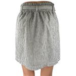 J.Crew White Black Striped Linen Belted Tie High Waist Mini A Photo 2