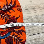 RHODE target Floral Print Long Dress orange palm size 1X Blue Photo 3