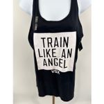 Victoria's Secret VSX Sport Black Tank Top Train Like An Angel Size Medium NWT Photo 2