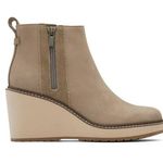 Toms Womens Raven Nubuck Water Resistant Ankle Boots Size 9 US Photo 1