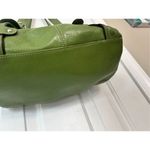 Tignanello Vintage Green Leather Women's HandBag Photo 4